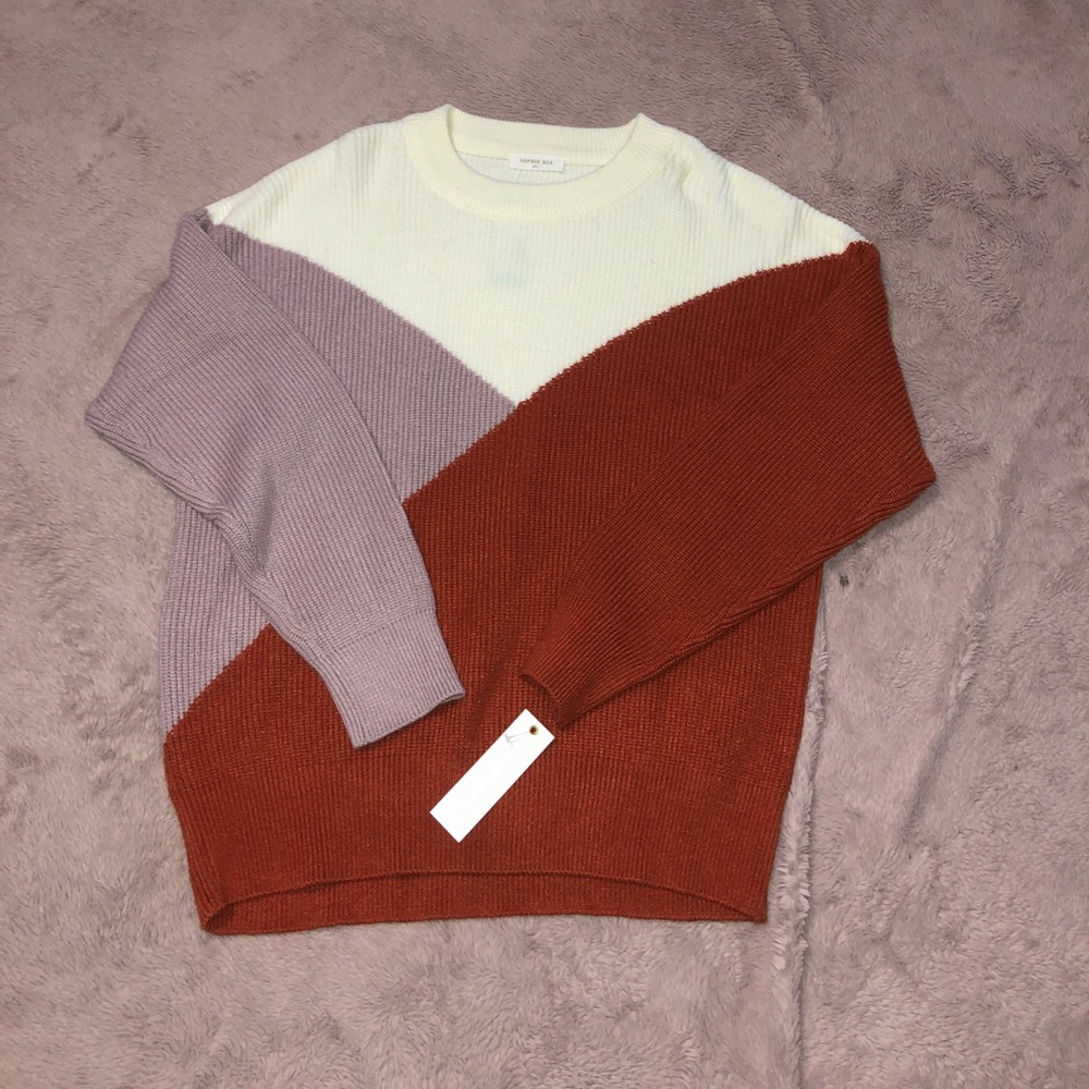 SOPHIE RUE

Karmiti Diagonal Colorblock Pullover